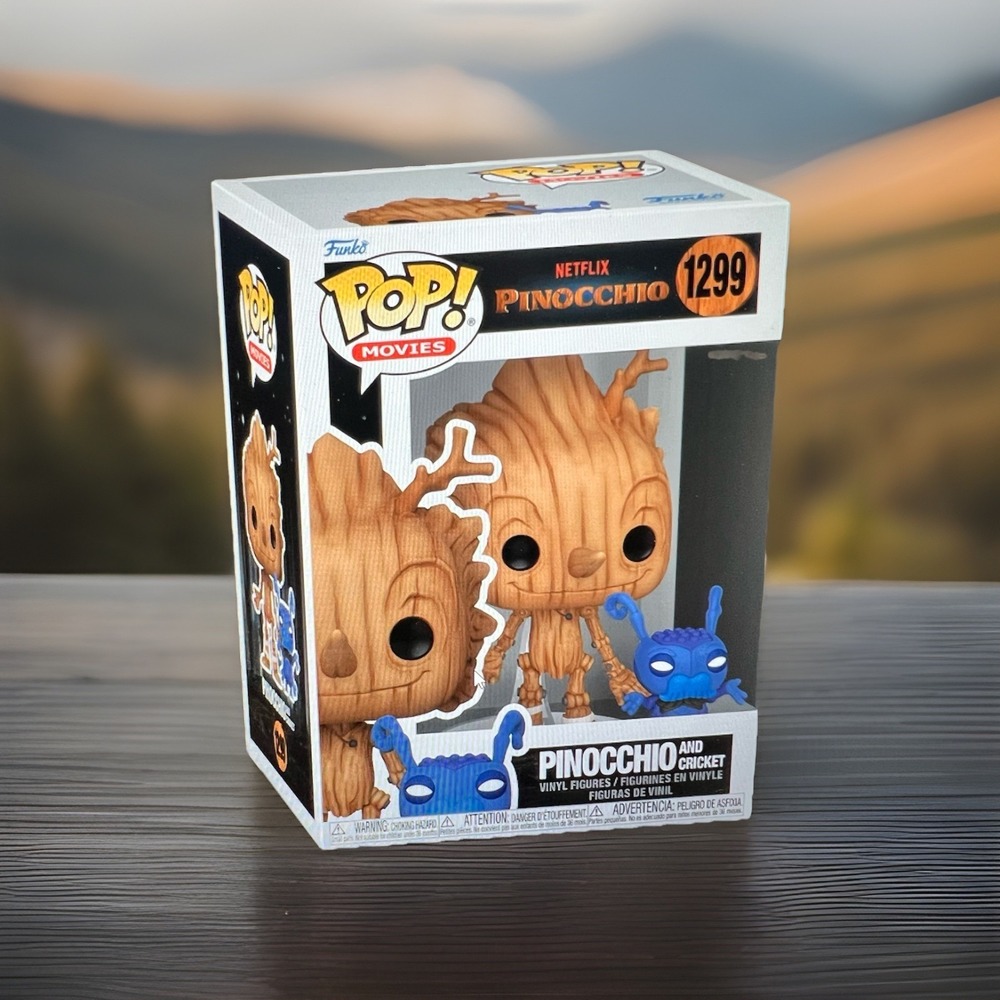 Funko POP! Movies - PINOCCHIO and Cricket‎ #1299 Bobble Head-Vinyl Action Figure